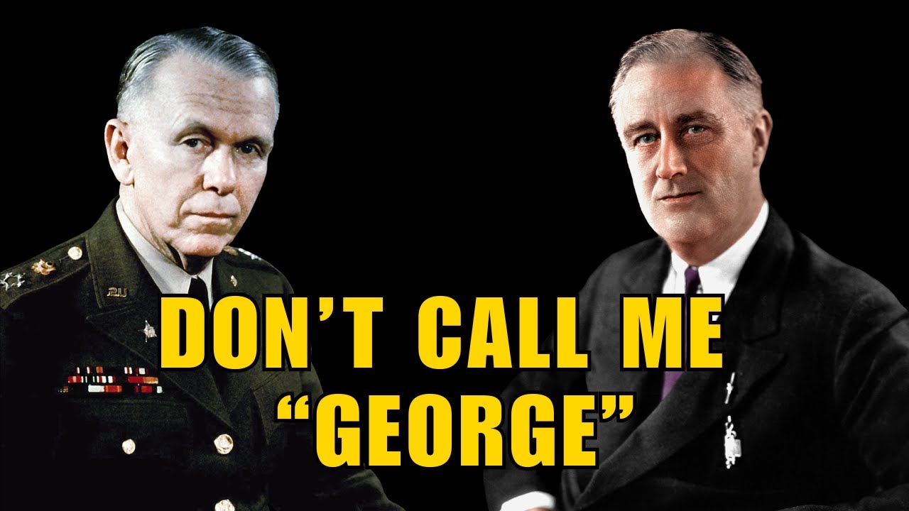 "It's General Marshall, Mr. President" - Why Marshall Refused to Let FDR Call Him "George"