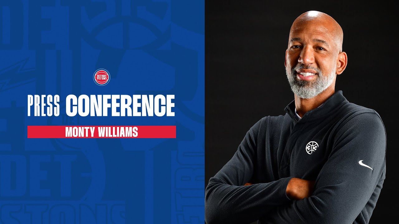 Introducing our New Head Coach: Monty Williams | Press Conference | Pistons TV