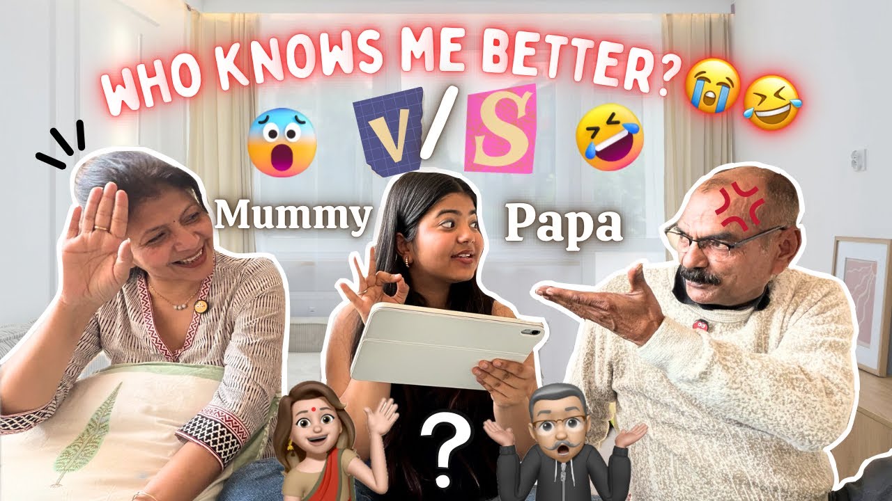 Who Knows Me Better? 🤣🤣 Mummy Or Papa? 😭😭 || Tejasvi Rajput || 