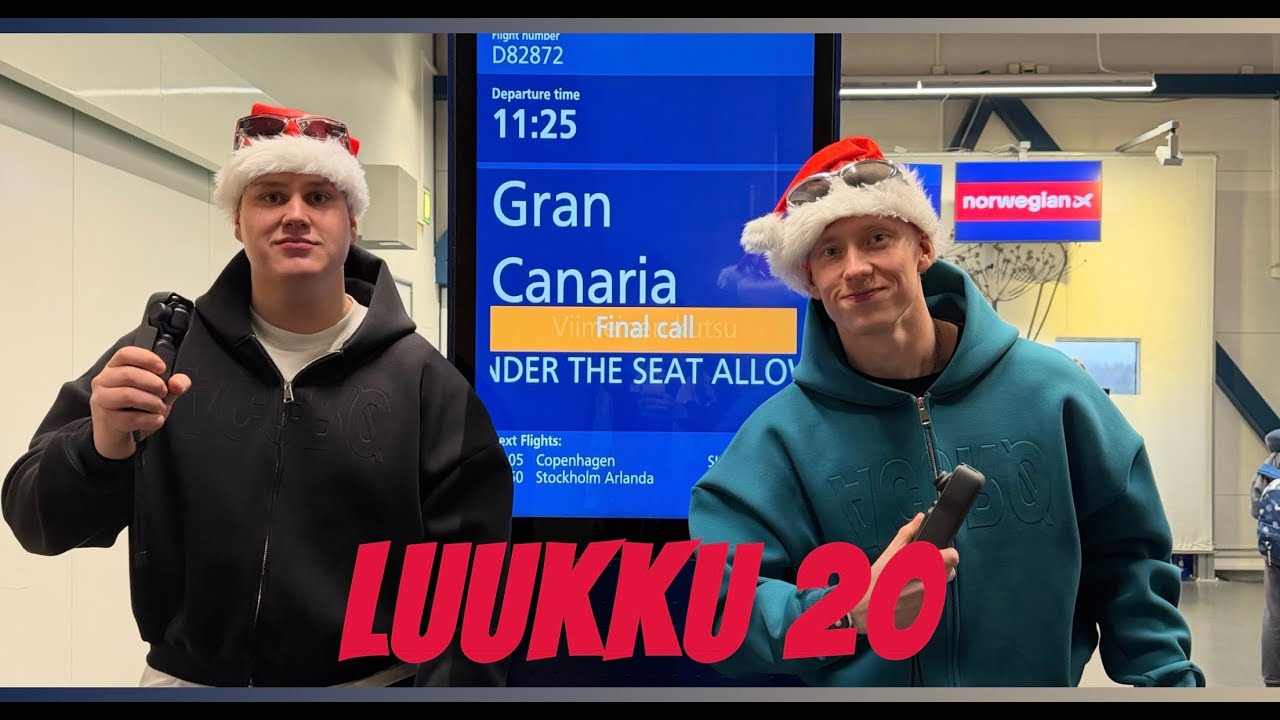 Matka Päivän Vlog - MEININKI KALENTERI