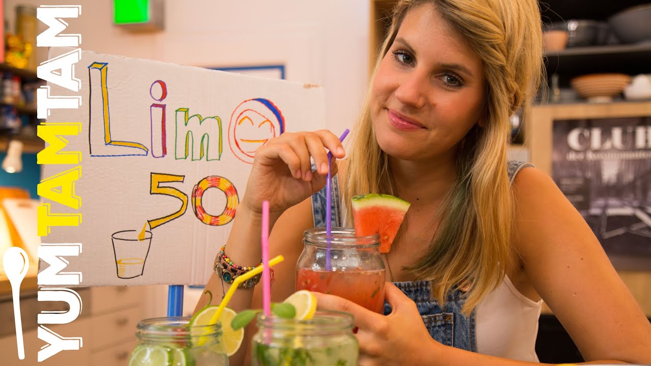 Limonade // Mit Zitrone, Melone & Kräutern durch den Sommer // #yumtamtam