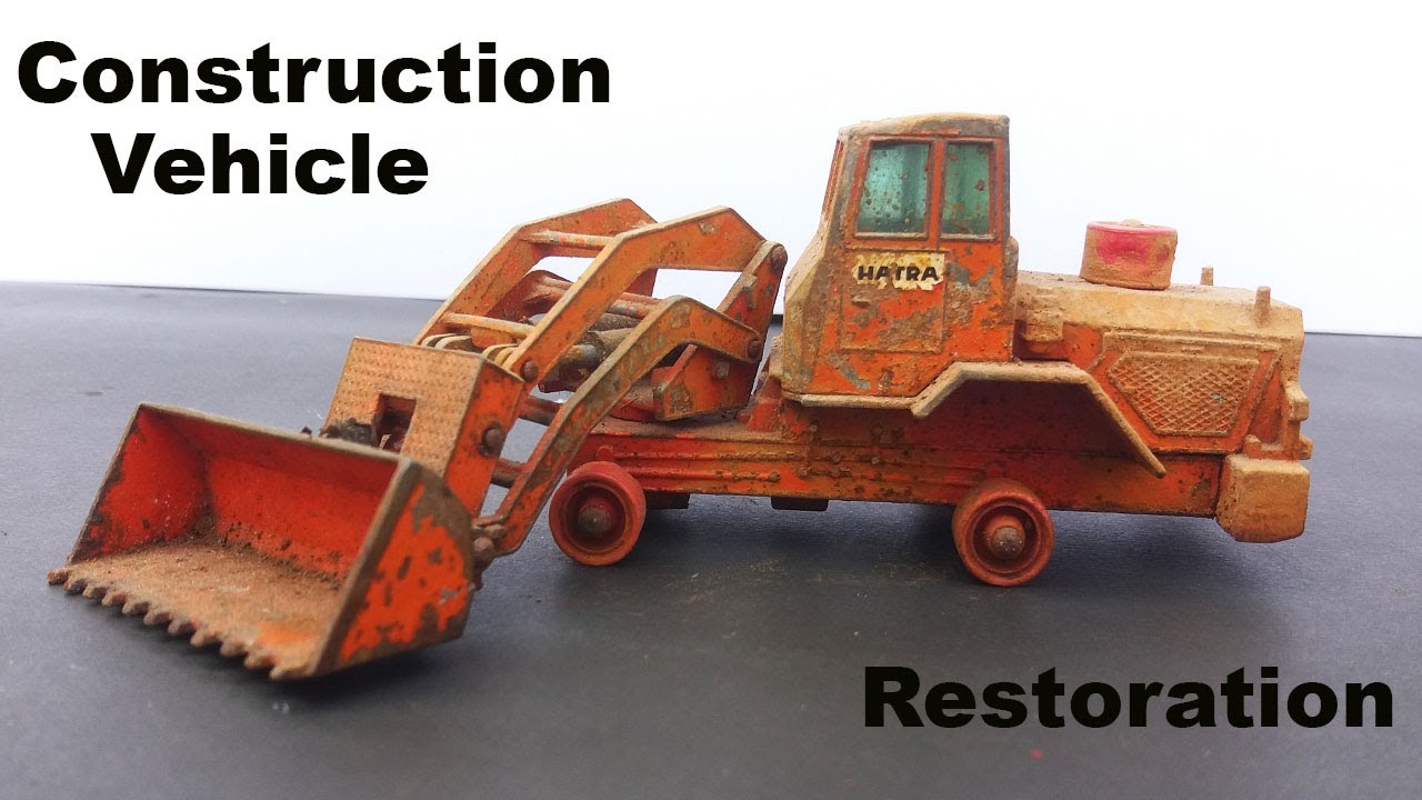 Old Excavator Restoration - Restoring Heavy Duty Construction Vehicle