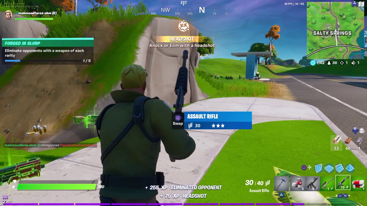Solo Challenge in Fortnite