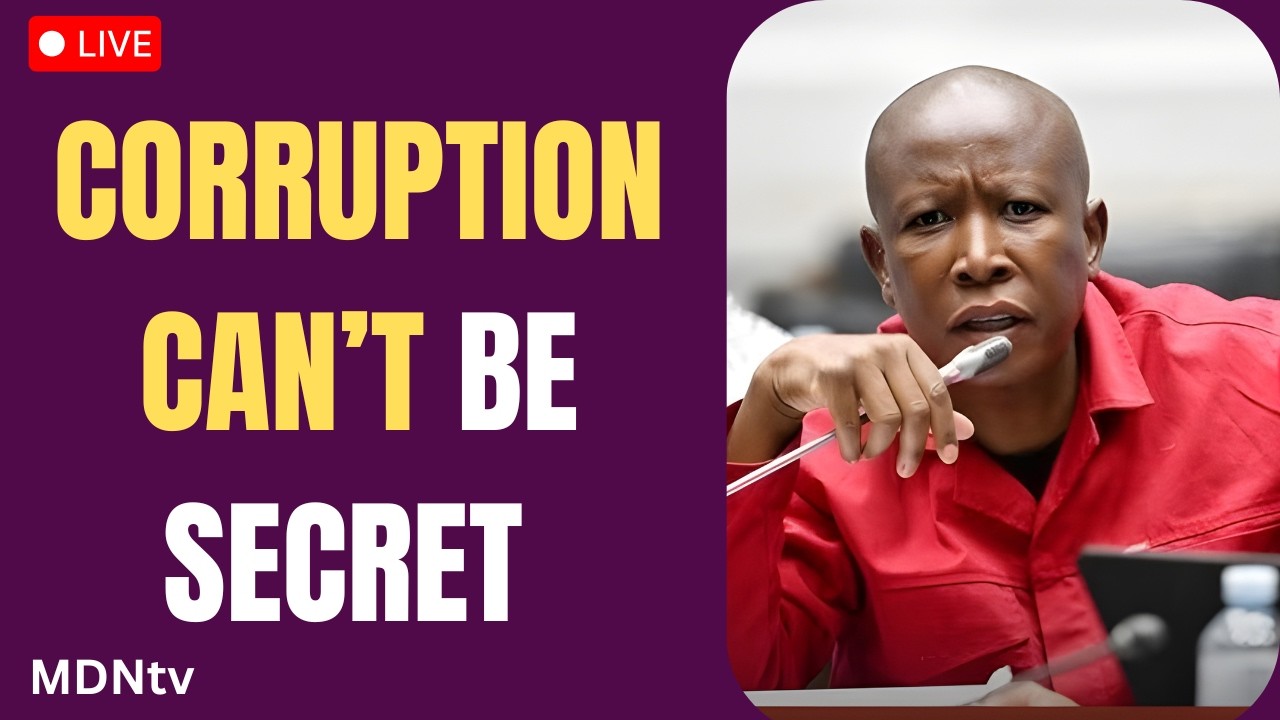 🚨 CORRUPTION CAN NEVER BE TOP SECRET – JULIUS MALEMA SPEAKS OUT ON GOVERNMENT ACCOUNTABILITY