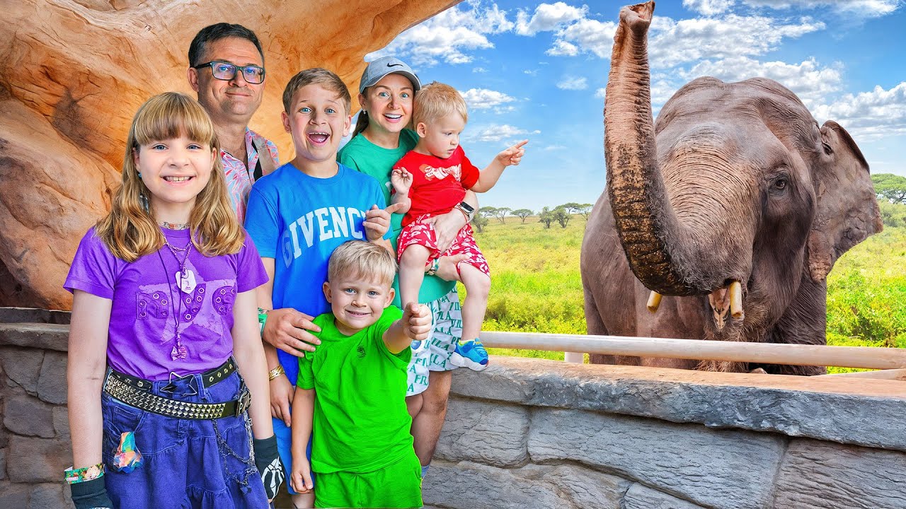 Oliver and Adam's EPIC Zoo Adventure at Emirates Park Abu Dhabi