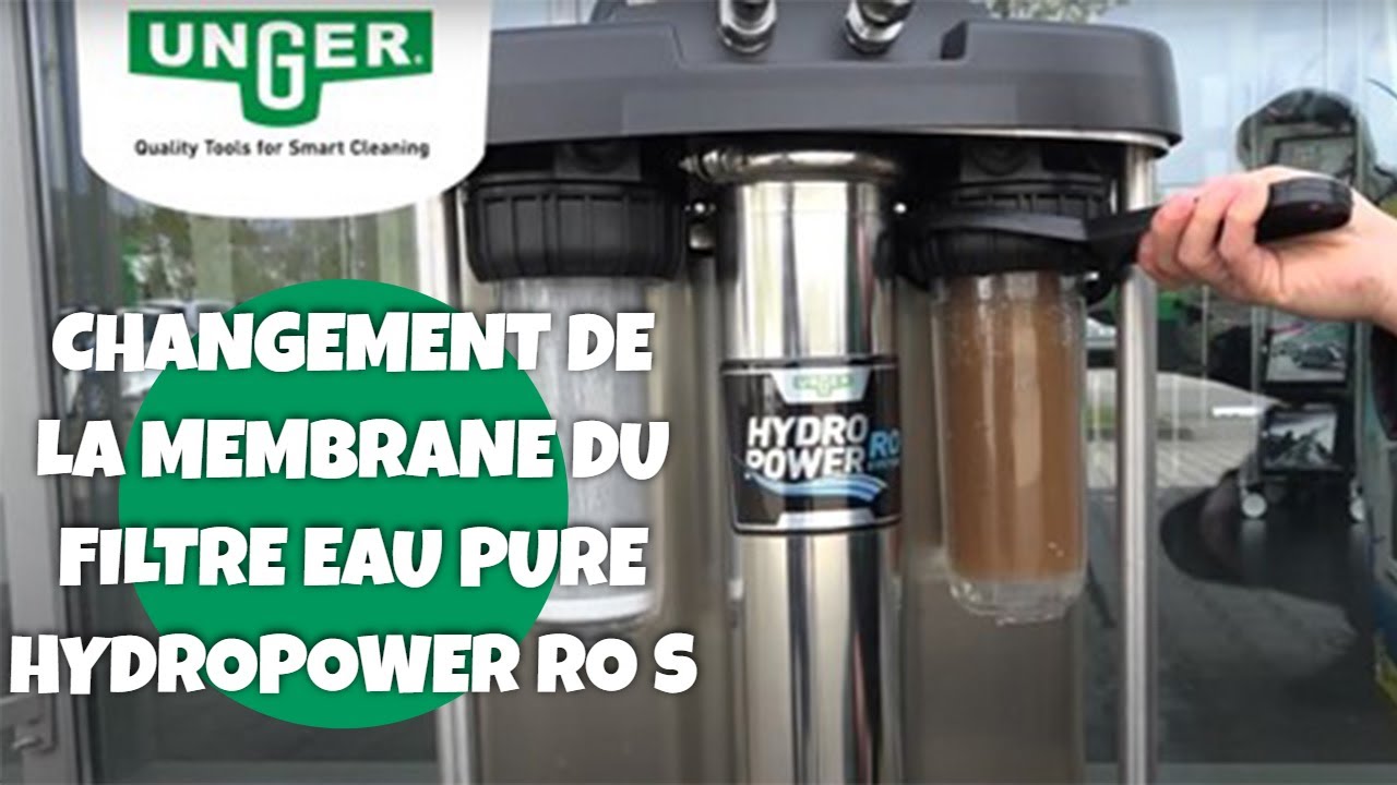 Changement de la membrane du filtre eau pure HydroPower RO S