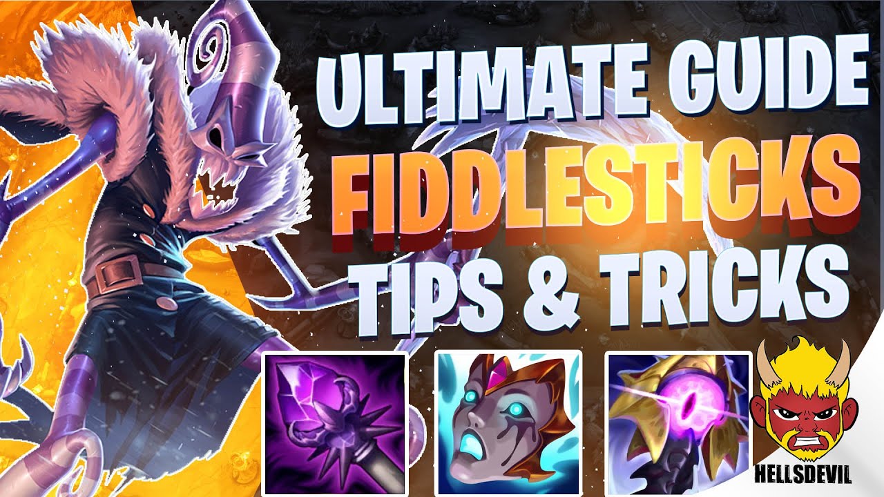 WILD RIFT: ПОЛНОЕ РУКОВОДСТВО ПО FIDDLESTICKS | СОВЕТЫ И ПОДСКАЗКИ | Руководство и сборка