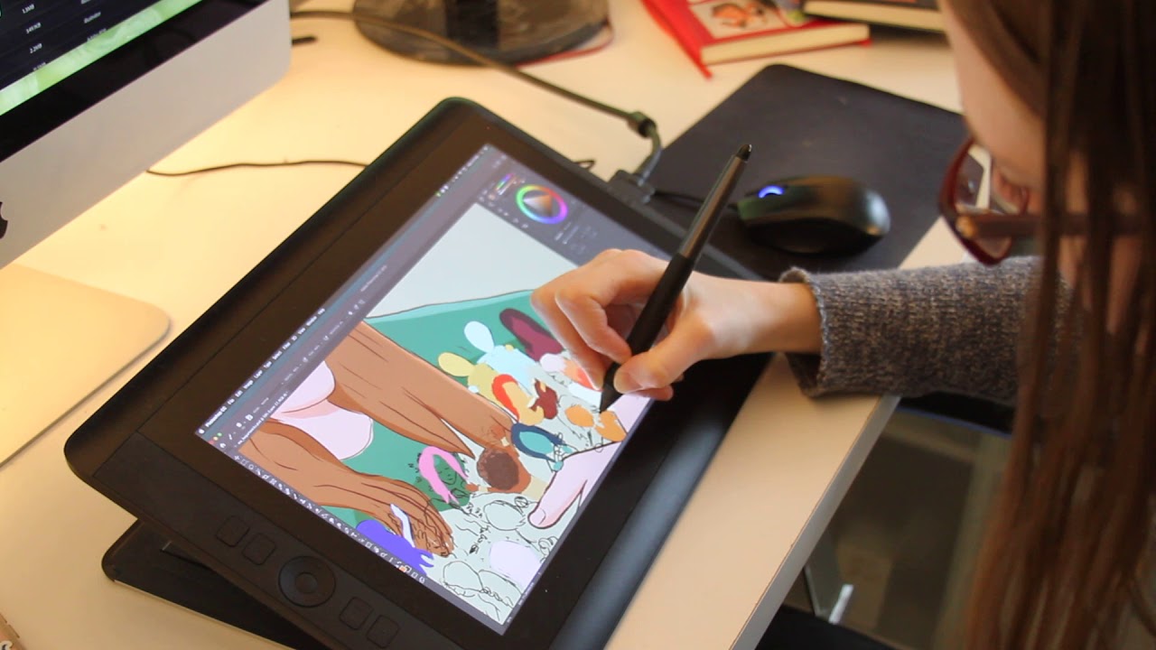 Brittany Castle draw on Wacom Tablet