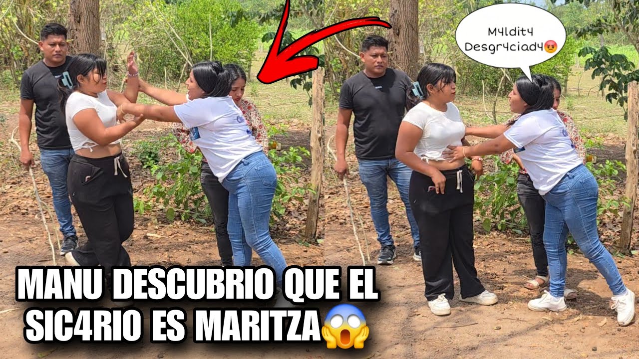 MANU Agarro a Golp3s a MARITZA😡Por Averla Tir4d0 De La Moto😱Ella Le Revento Toda La C4ra‼️