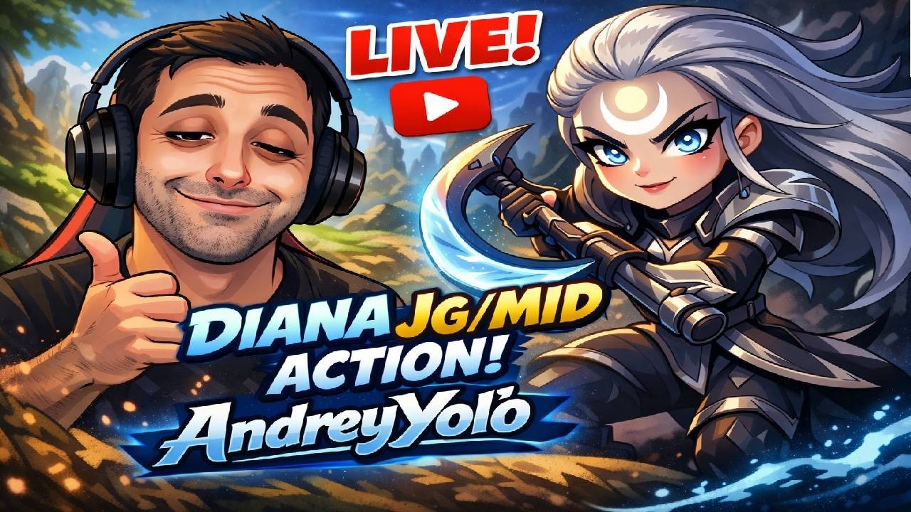 🔴Diana MID/JG: Lună plină, minte goală | League of Legends LIVE  (Romania)