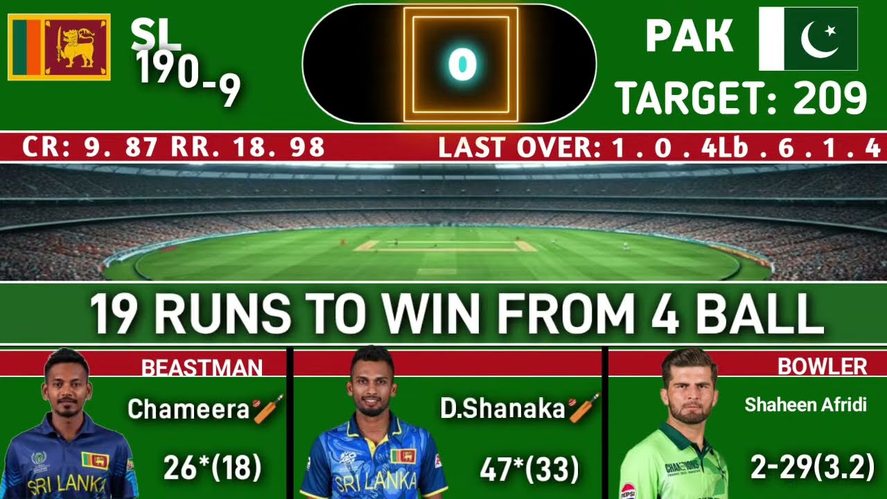 🔴Pakistan vs Sri Lanka streaming T20 world cup | PAK vs SL T20 cricket live update