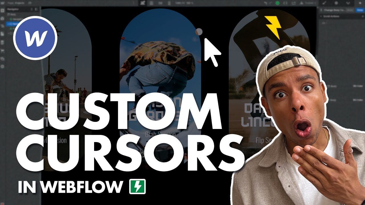 3 AMAZING Custom Cursors and How to Build Your Own - Webflow Cloneables + Tutorial