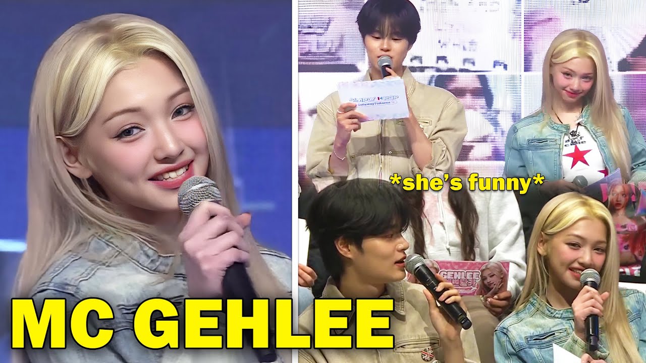 Gehlee surprised everyone with her MC skills on Simply K-pop