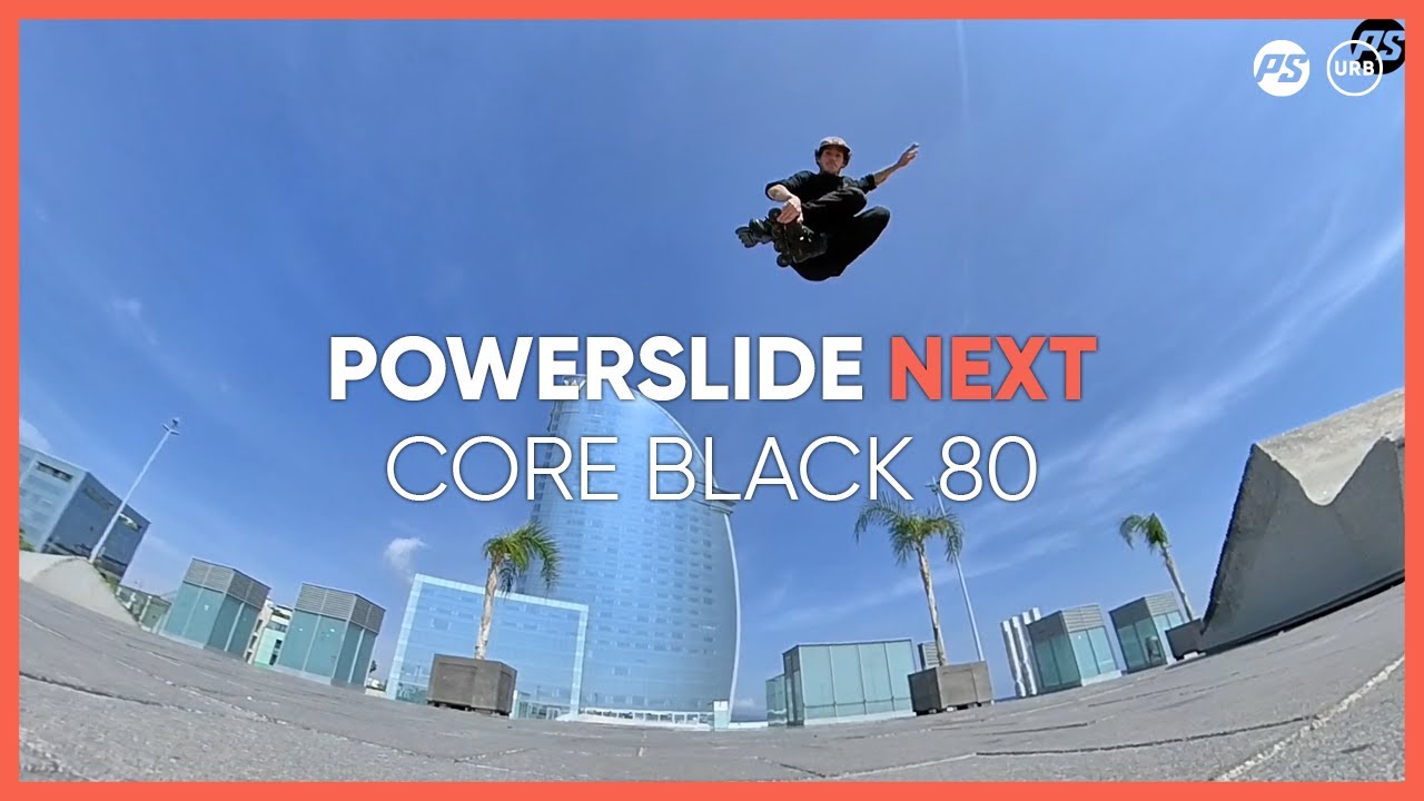 Powerslide Next Core Black 4x80 Skates