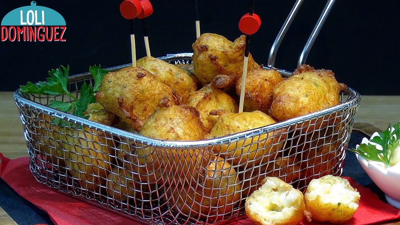 Buñuelos de Bacalao, receta tradicional - Cod balls - SUB🇪🇸🇬🇧🇫🇷🇵🇹🇮🇹 - Loli Domínguez