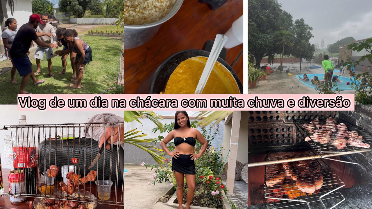 VLOG DE UM DIA DE LAZER EM FAMÍLIA COM MUITAS BRINCADEIRAS E CHURRASCO 😍