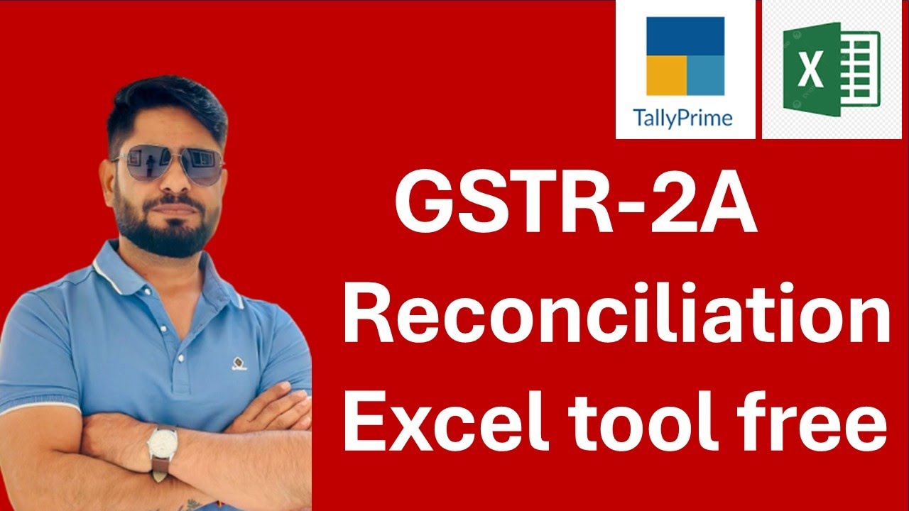 GSTR2A Reconciliation Excel tool free Full Tutorial in Hindi #Tally #TallyPrime #Accounting #GST
