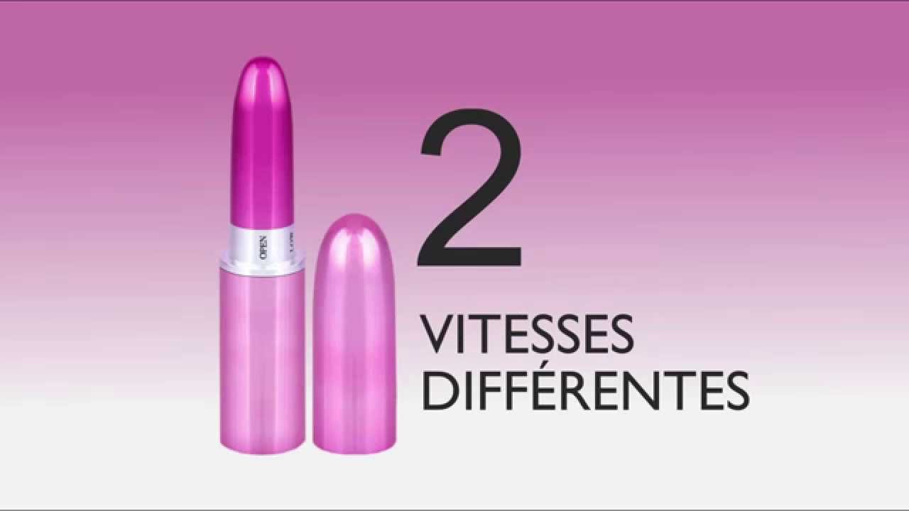 Discreto #V0034 - Vibro rouge &agrave; l&egrave;vres chic!