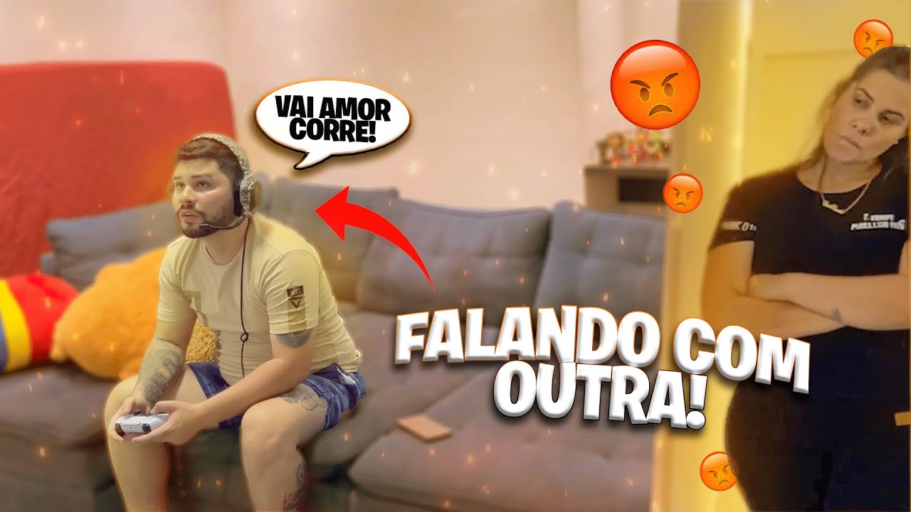 JOGANDO GAME COM OUTRA MULHER! (DEU RUIM)
