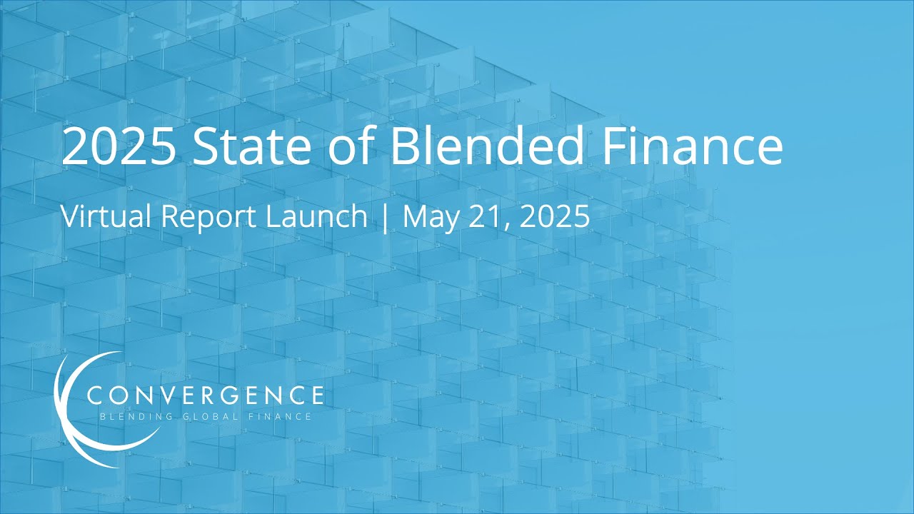 The State of Blended Finance 2025 Report Launch