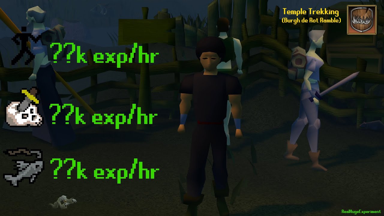 Are Temple Trekking EXP rewards worth it?