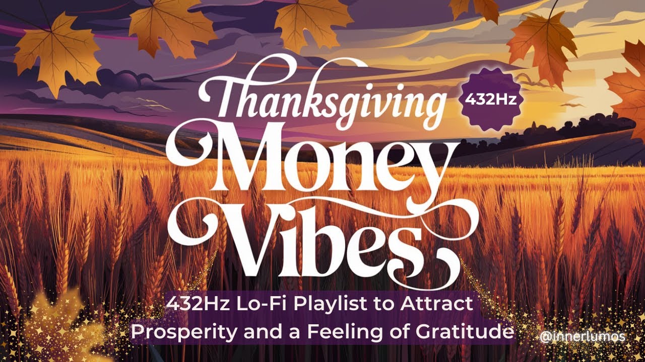 🍁 Thanksgiving Money Vibes | 432Hz Lo-Fi Playlist for Wealth, Prosperity & Gratitude 🎧