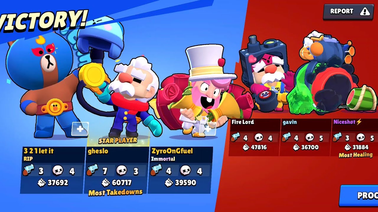 Pushing from Gold I to Gold II in Ranked Brawl Stars