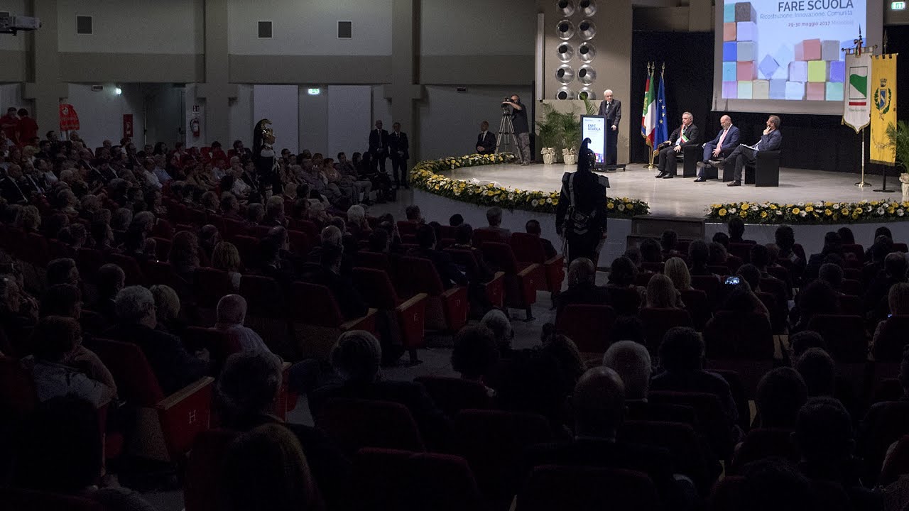 Mirandola: Intervento del Presidente Mattarella al convegno 