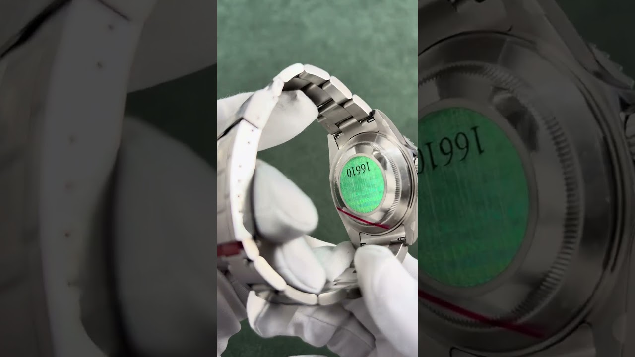 Rolex Submariner Date “Kermit” Mark 1 Flat Four Stickered New-Old-Stock 2003 16610LV