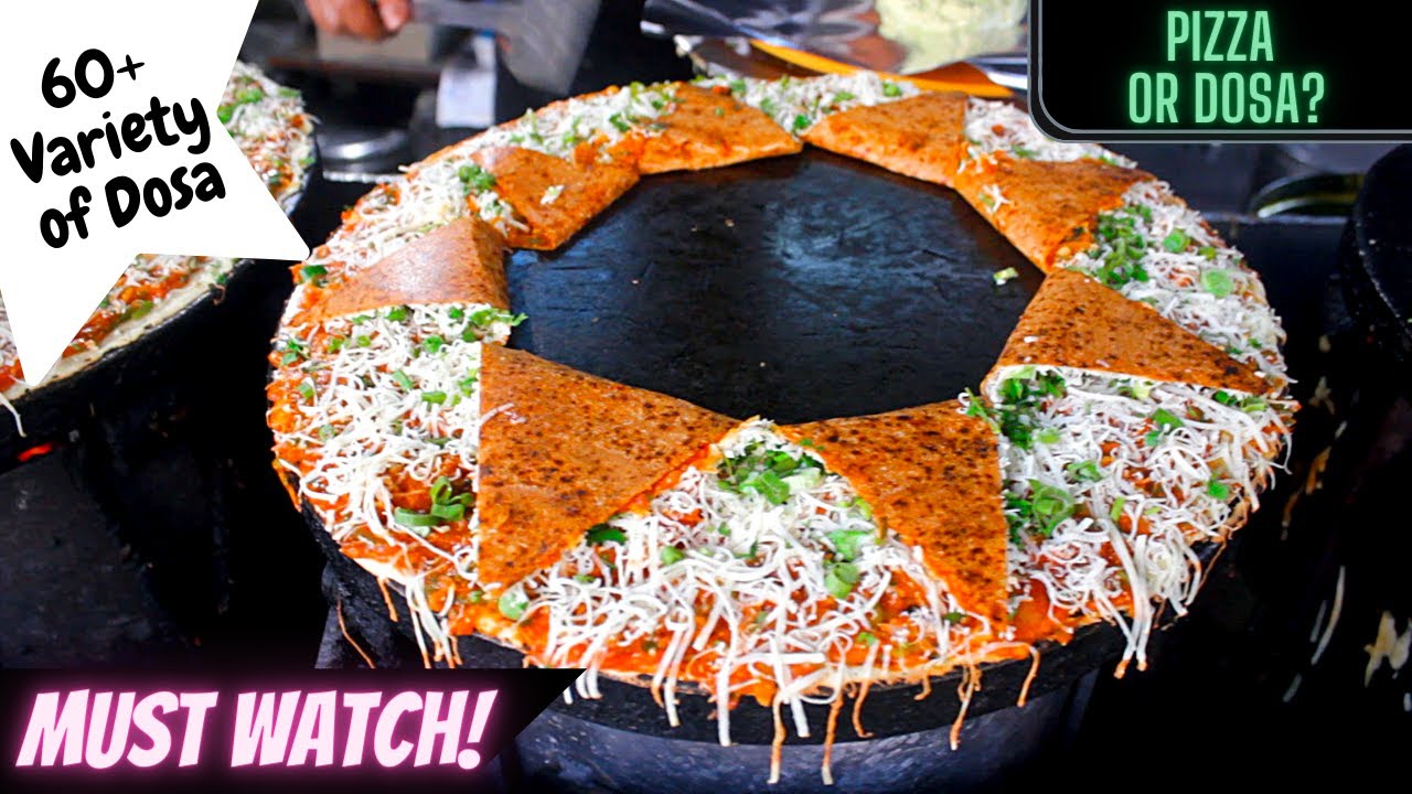 Pizza Dosa at Anand Stall Mithibai College | Vileparle Street Food