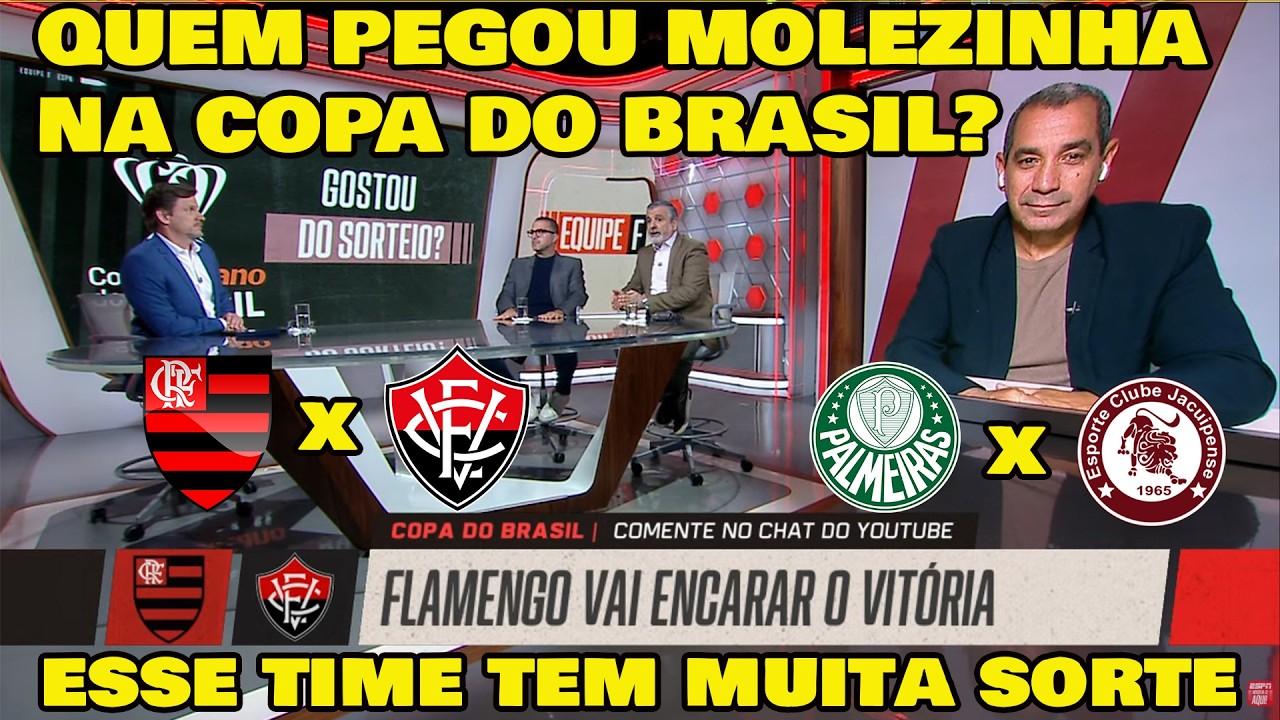 IMPRENSA ANALISA OS CONFRONTOS DA COPA DO BRASIL 2026
