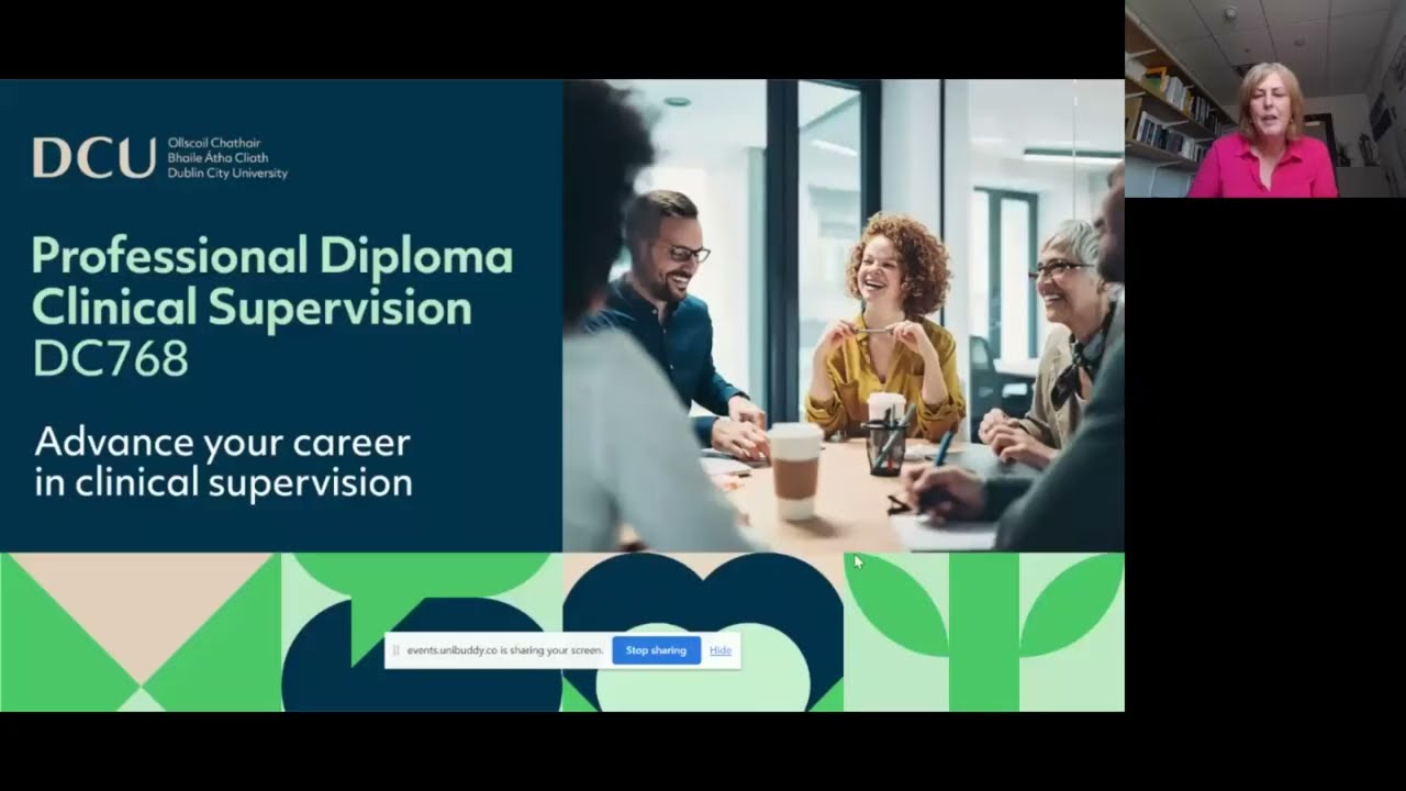Professional Diploma in Clinical Supervision - Postgraduate Information Week