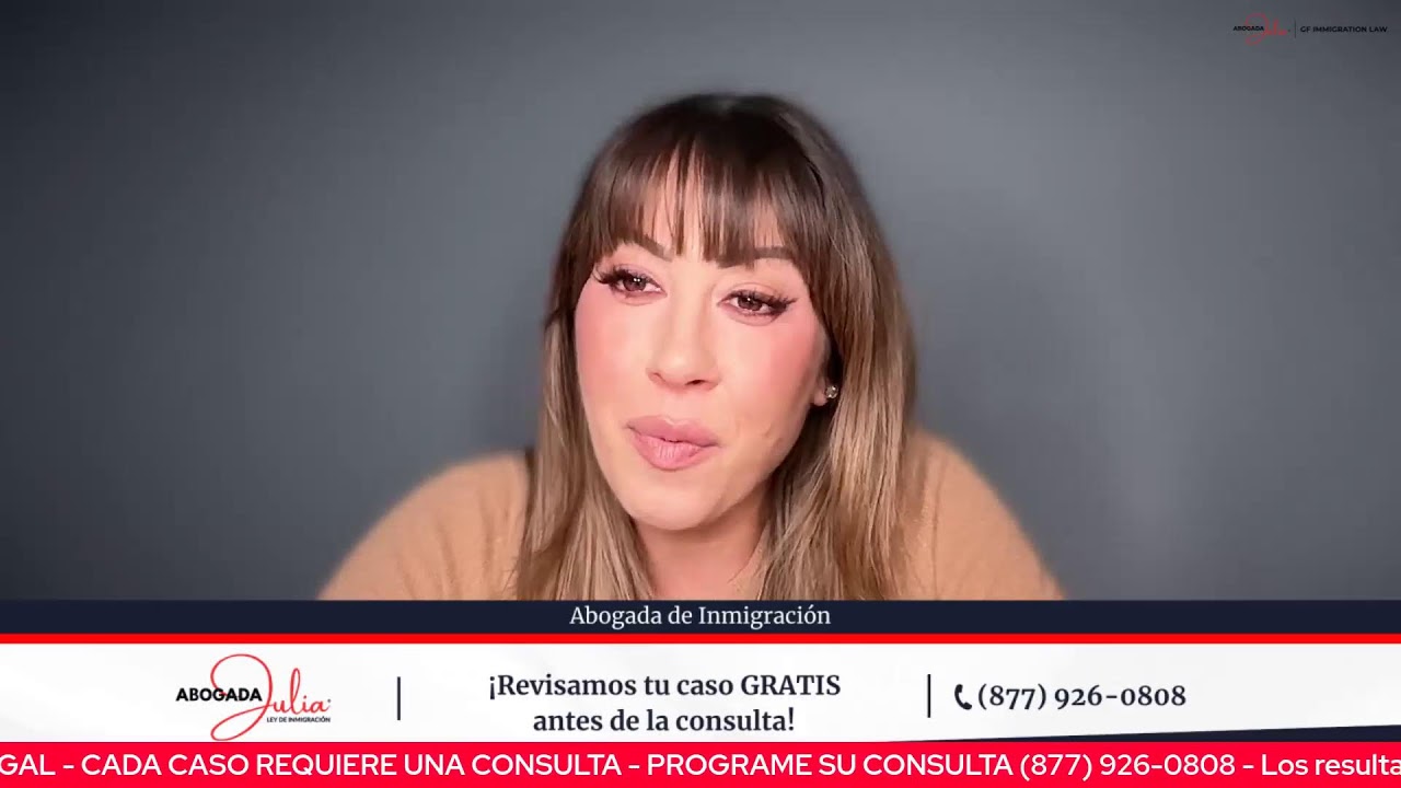 🎙 EN VIVO con la Abogada Julia 877-926-0808