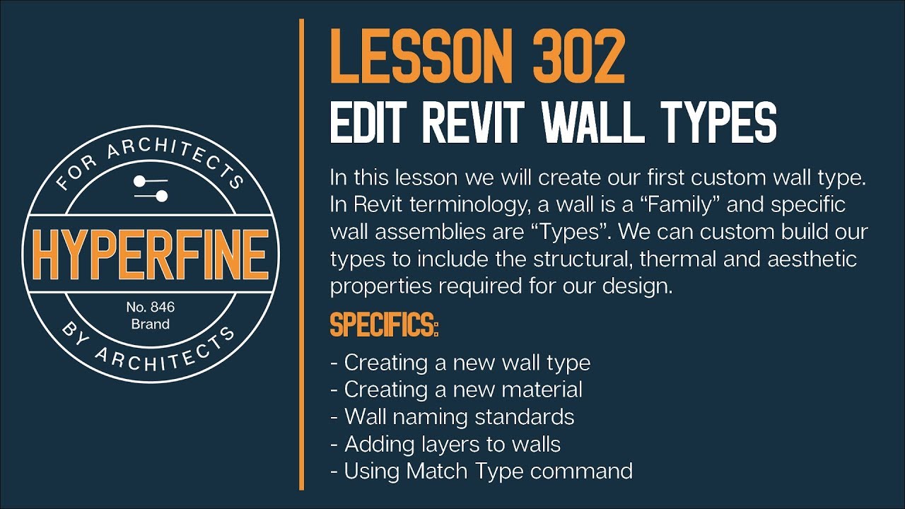 Revit How to Create Wall Types