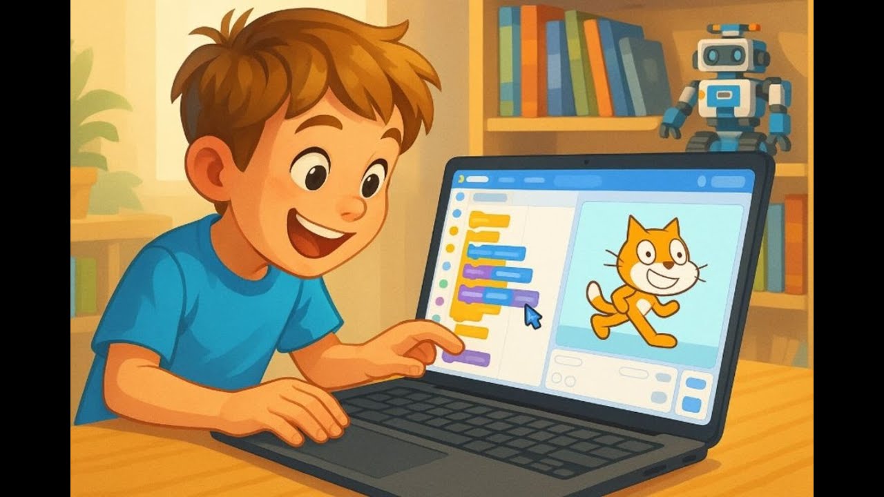 Scratch للمبتدئين:  01| تعلم البرمجة من الصفر للأطفال