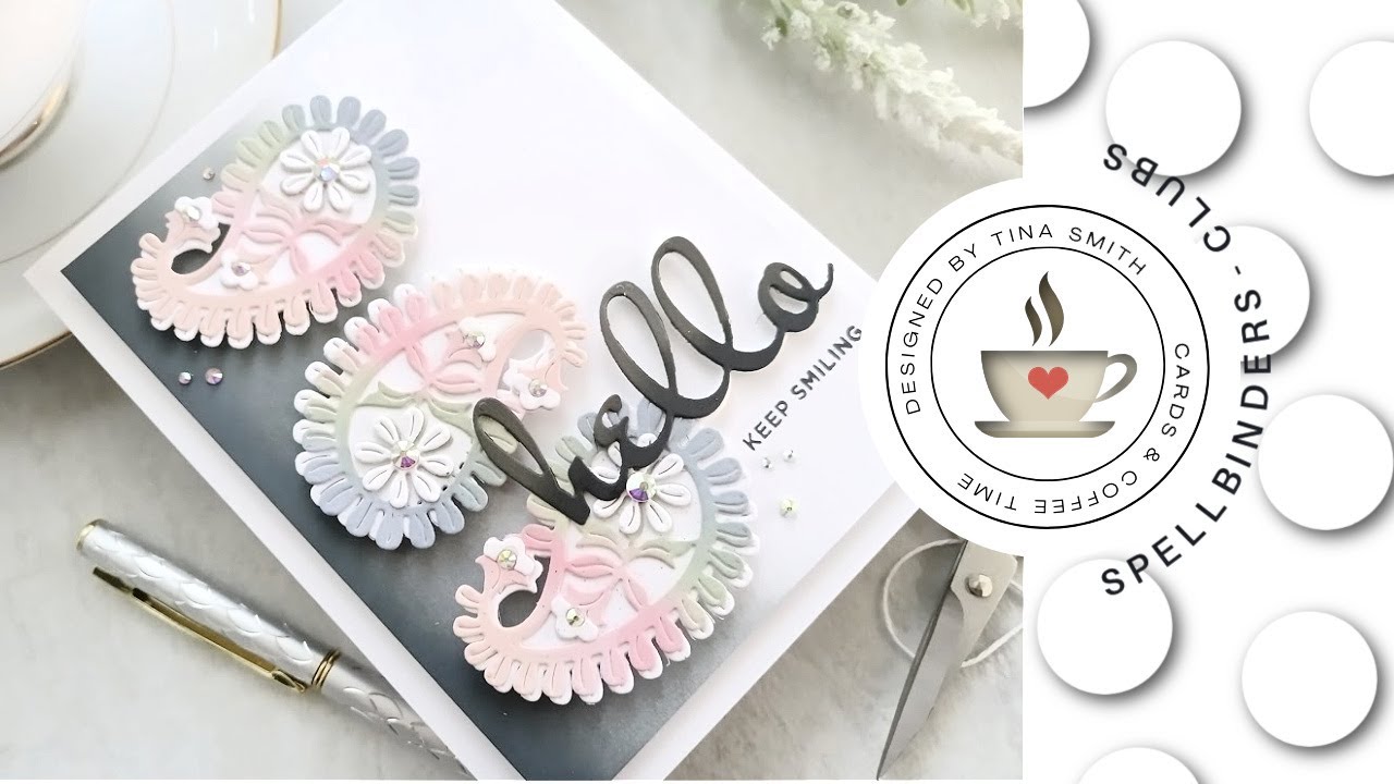 Spellbinders | Large Die of the Month Club | June 2022 | Paisley Dreams