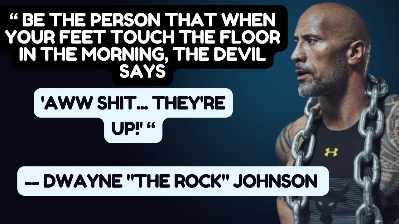 The Rock's Lessons in Resilience and Determination | Most Eye Opening 5 Minutes Of Your Life