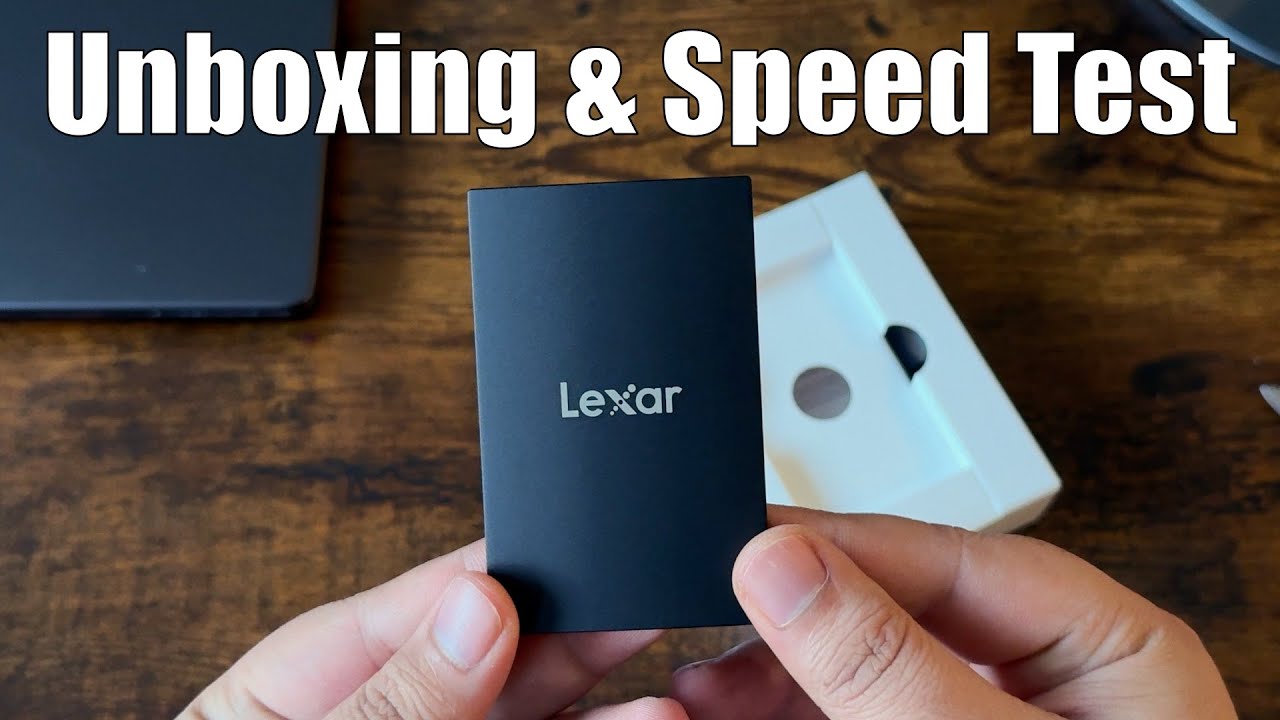 Lexar SL500 Portable SSD Unboxing and Speed Test