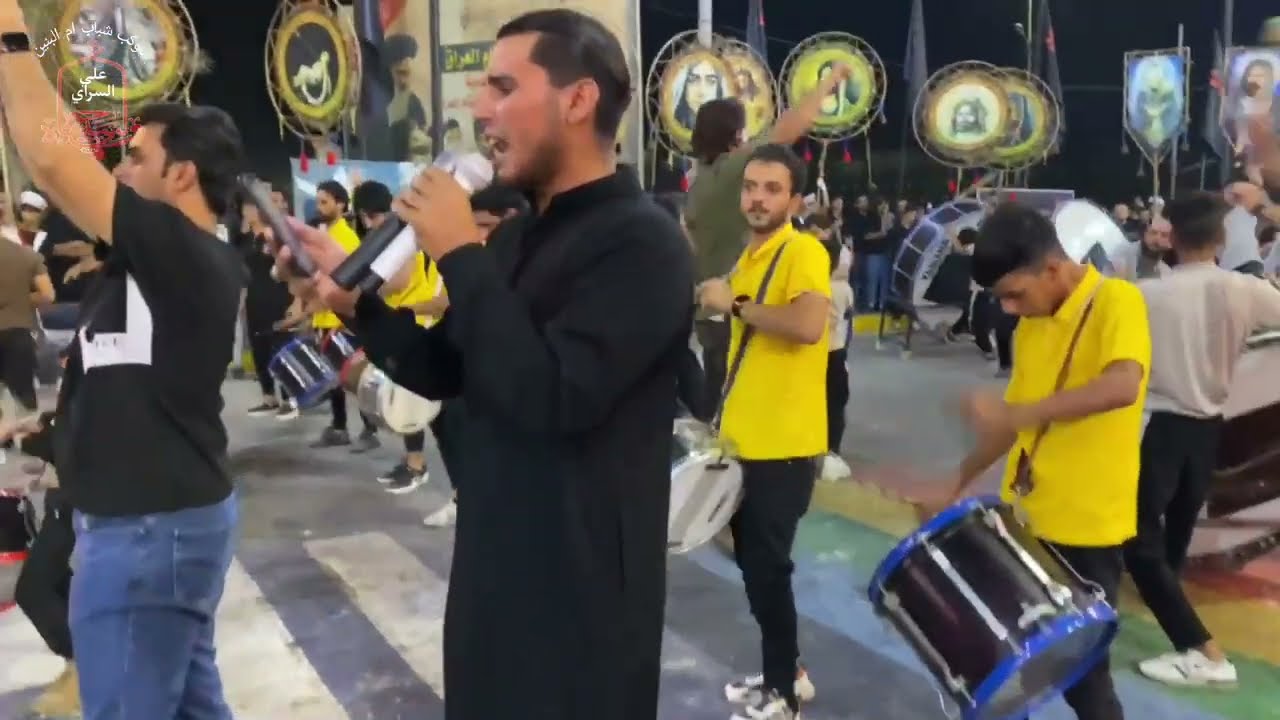 استعراض #الطويسه #دخول موكب شباب ام البنين _الهارثه الرادود (ملا مهدي البكراوي)_البيرق ون ياشياله