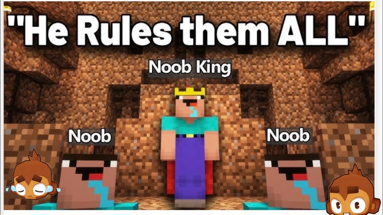 Minecraft but I’m the king of noob civilisation 