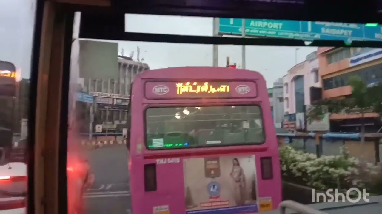Bus Route Chennai Central to Adyar | #chennai | AP Wanderer
