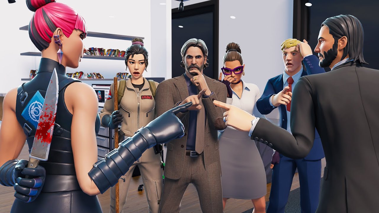 Fortnite Roleplay THE OFFICE MURDER MYSTERY… (SHE KILLED US?!) (A Fortnite Short Film)