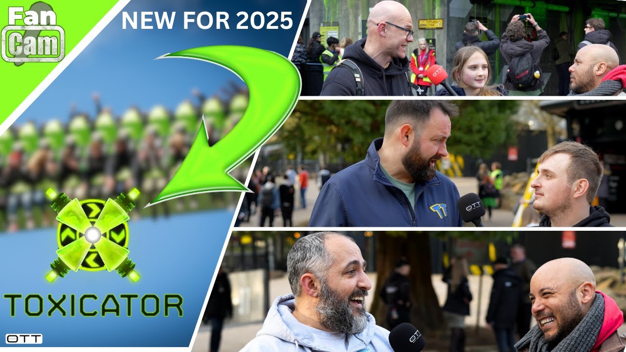 YOUR FIRST REACTIONS on Alton Towers' NEW Flat Ride - Riding Toxicator (Fan Cam)