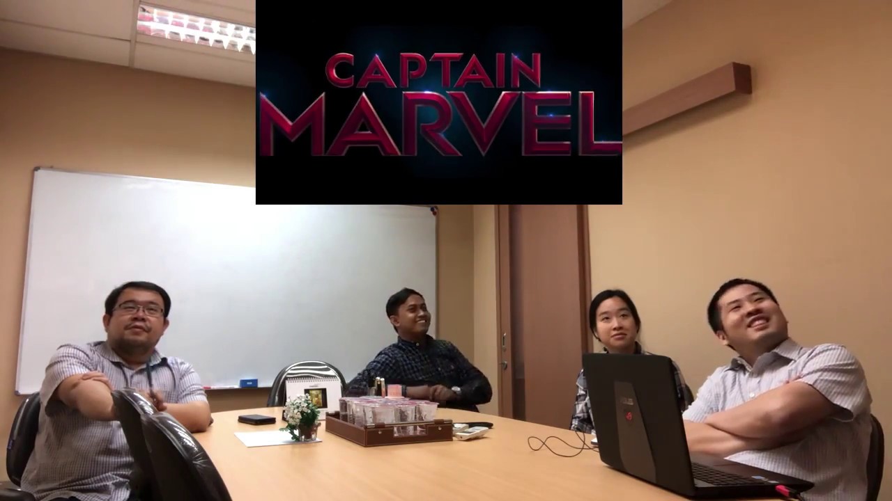 Captain Marvel Official Trailer Reaction