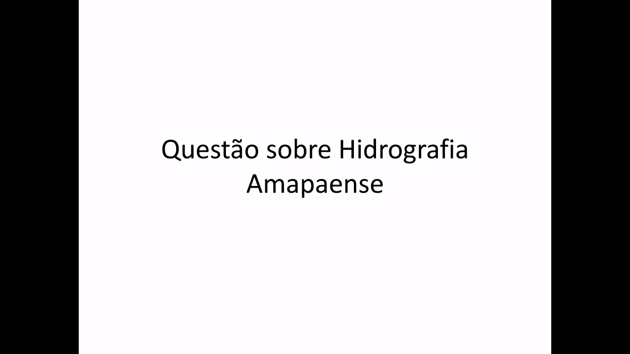 Hidrografia Amapaense