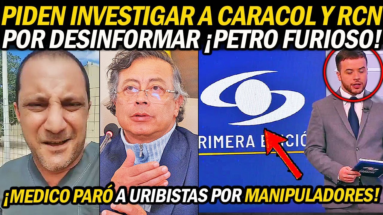 ¡PETRO FURI0S0! PIDEN INVESTIGAR A CARACOL Y RCN POR DESINFORMAR ¡Cayó mentira con Lanchas Guajira!