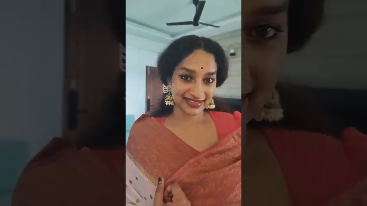 Rajalekshmi akhil marar looking gorgeous in our three layered kann baliyaa ✨#kanha #earings #fashion