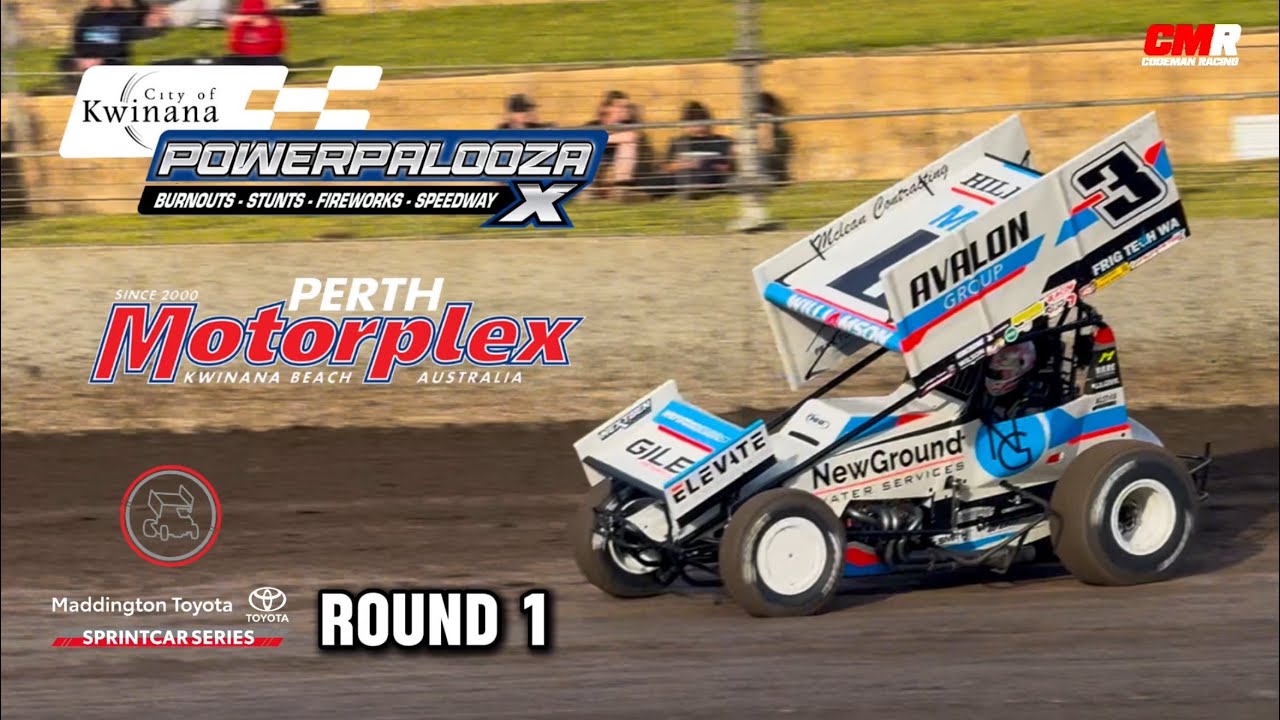 POWERPALOOZA X - Maddington Toyota Sprintcar Series Round 1 at Perth Motorplex