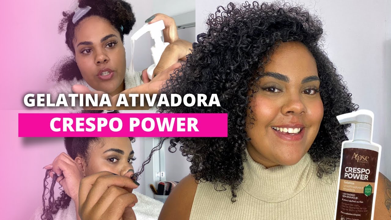 Gelatina Ativadora E Umidificadora Crespo Power | Será que vale? | Rapha Oscar