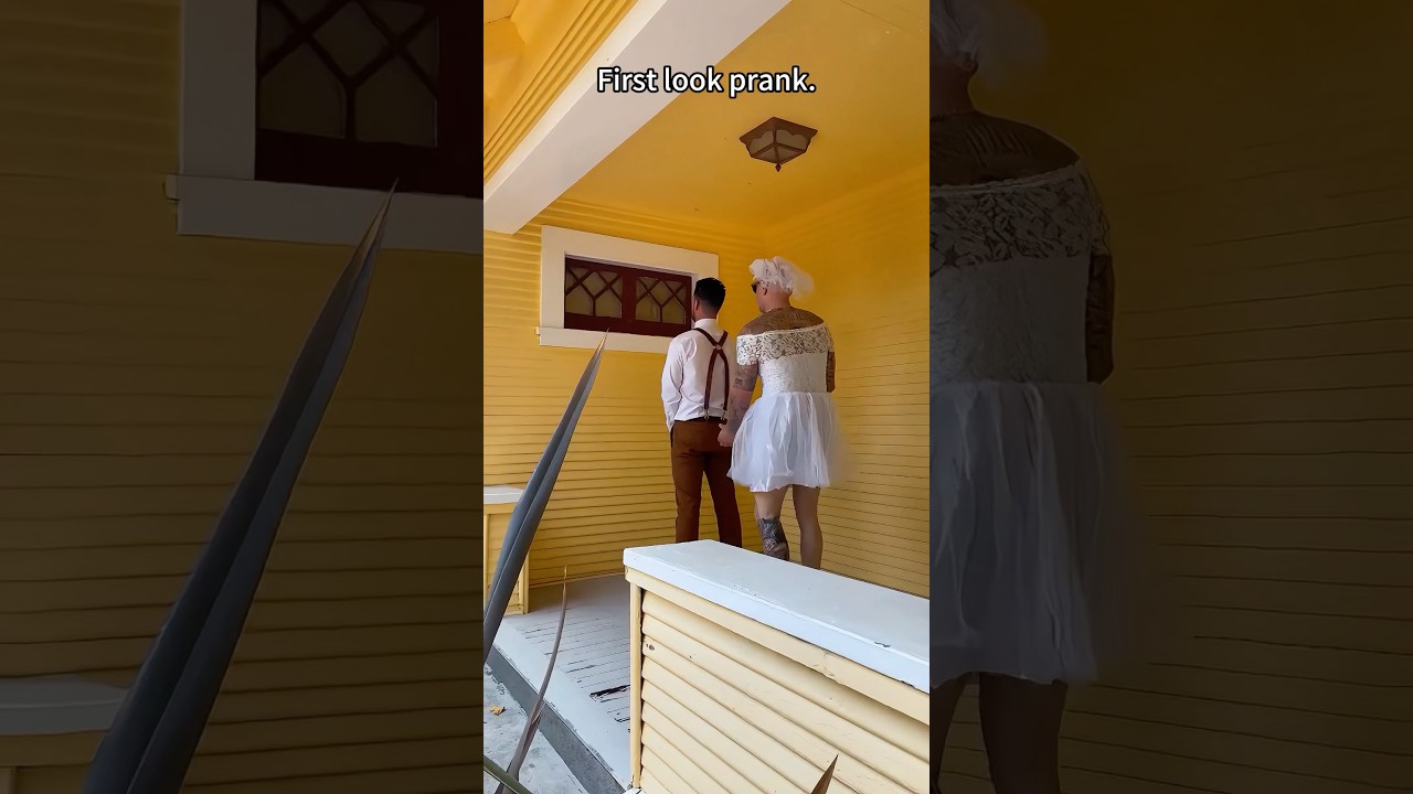 First look prank.#firstlook#groomsmenprank#firstlookprank&nbsp;#wedding&nbsp;#prank&nbsp;#funny#groomsreaction